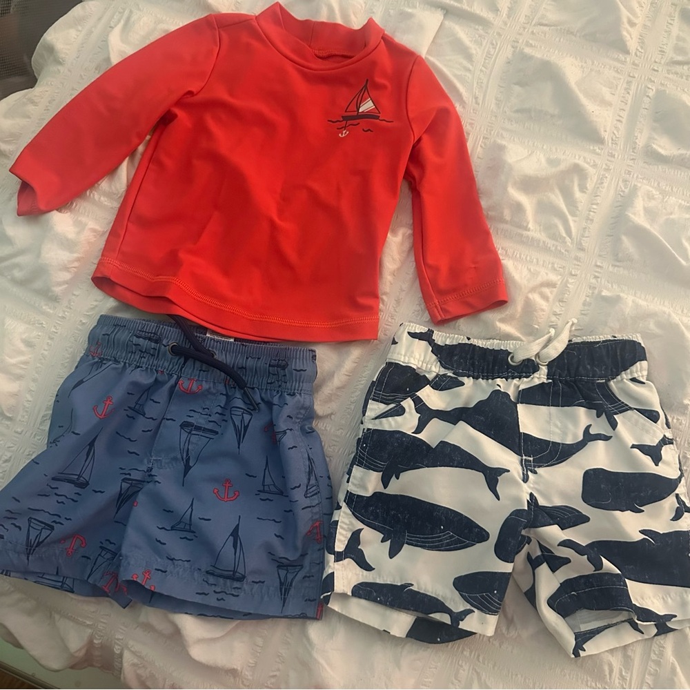Carter’s Infant Boy 3 Piece Swim Set